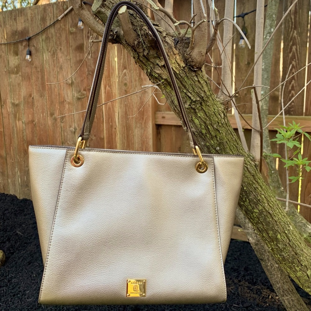 Lauren Ralph Lauren Gold Shoulder Bag